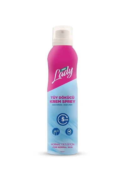 Derby Lady Tüy Dökücü Krem Sprey Normal Ciltler Için 150ml