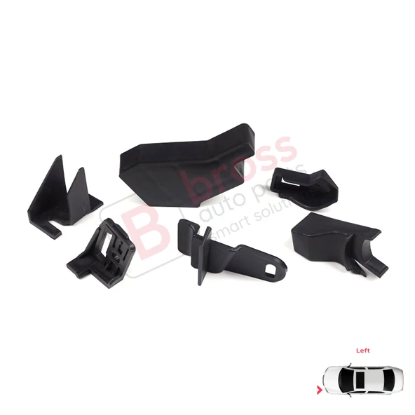 Nissan Qashqai MK2 J11 2013-2021 260604EH0A İçin Sol Ön Far Ayak Tamir Seti - Resim 4