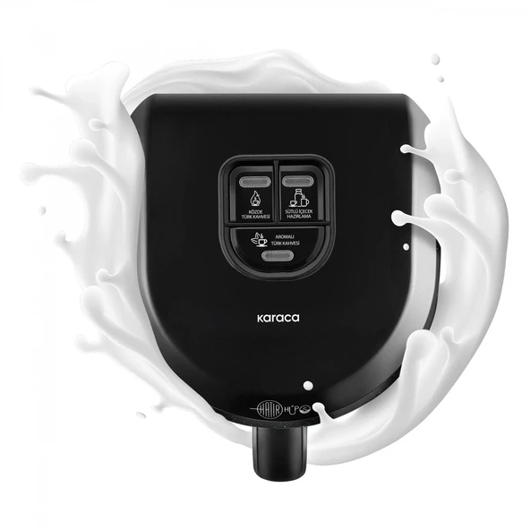 Karaca Hatır Hüps Aroma Sütlü Türk Kahve Makinesi Shiny Black - 2
