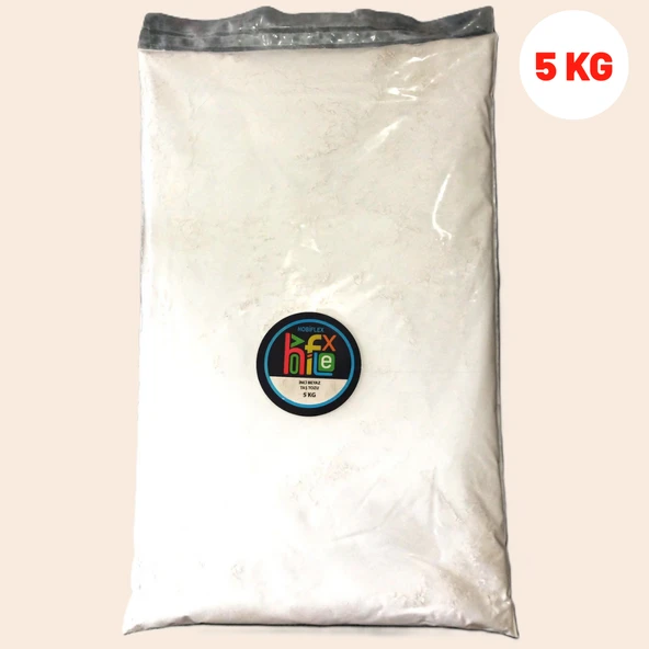 TAŞ TOZU HOBİ HARCI SERAMİK TOZU HEYKEL MUMLUK SAKSI YAPIMI ULTRA SERT MUKAVEMET İNCİ BEYAZI 5 KG ürün görseli 1