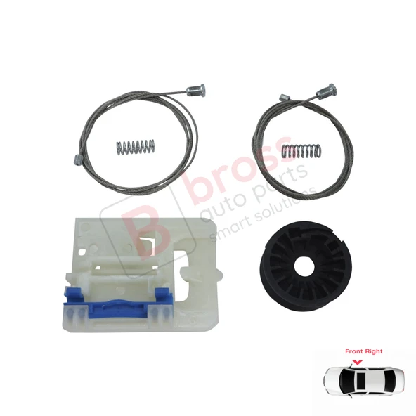 Ford Transit Custom Tourneo MK1 V362 F3 FY FZ 2012-2023 İçin Elektrikli Ön Sağ Cam Kriko Tamir Seti