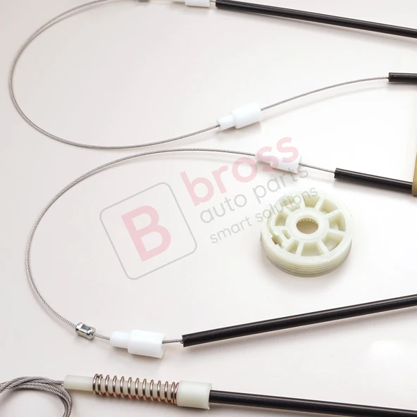 Peugeot 306 Phase 2/3 1997-2002 Cabrio Convertible 922286 İçin Elektrikli Sağ Cam Kriko Tamir Seti - Resim 4