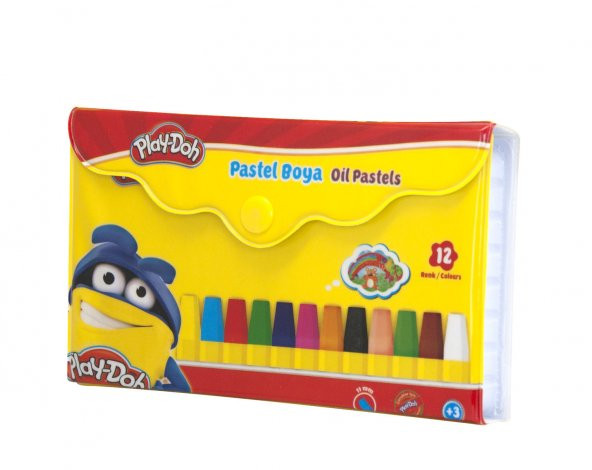 Play-Doh 12 Renk Pastel Boya Çantali  PLAY-PA005