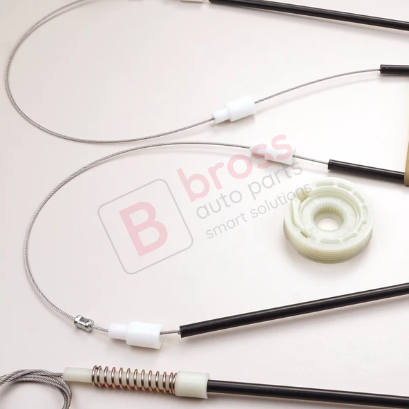 Peugeot 306 Phase 2/3 1997-2002 Cabrio Convertible 922286 İçin Elektrikli Sağ Cam Kriko Tamir Seti - Resim 3