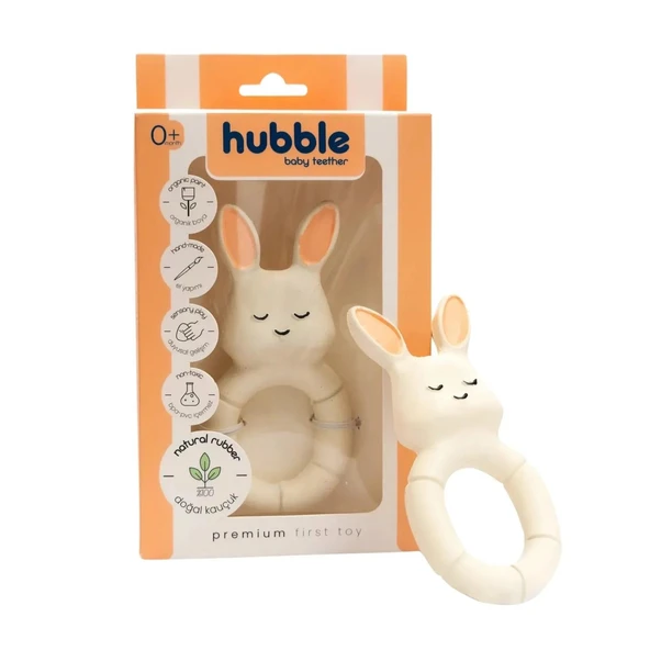 Hubble Baby Teether Diş Tavşan Halkalı