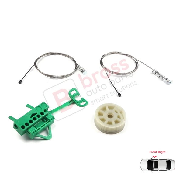 Fiat Linea 323 110 2007-2018 51892560 İçin Elektrikli Ön Sağ Kapı Cam Kriko Tamir Seti - Resim 4