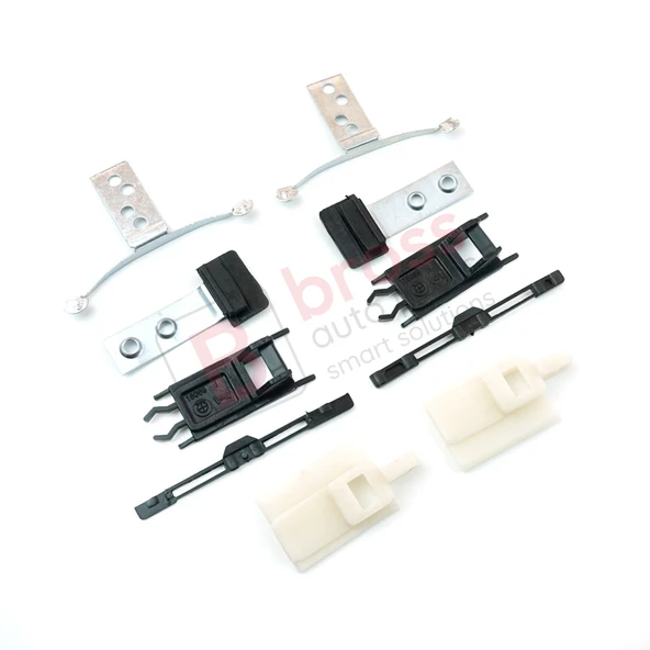 BMW 3 E46 1997-2003 Makyajsız Kasa için 10 Parça Sunroof Perde Kayar Kızak Çıta Bakalit Klips Seti - Resim 5