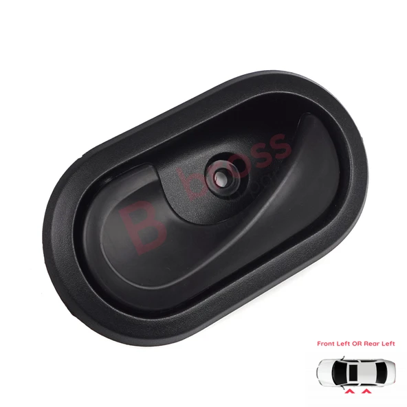 Dacia İçin Ön veya Arka Sol İç Kapı Açma Kolu Siyah - Resim 2