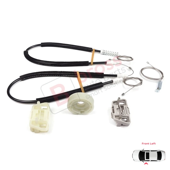 Ford Focus MK1 2000-2007 4/5 Kapı 6S4Z5423201BA İçin Elektrikli Ön Sol Kapı Cam Kriko Tamir Seti - Resim 3