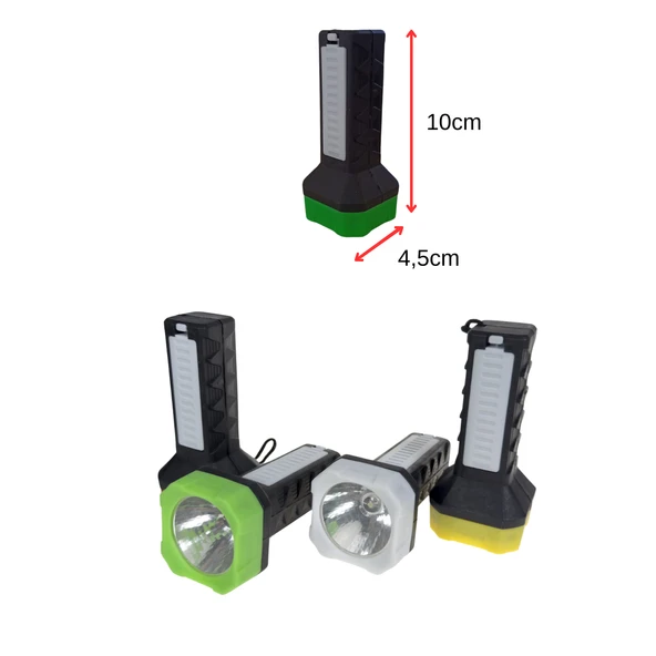 PANTHER PT-5018 200 Lümen Kafa Feneri Lambası + KH-168 Küçük El Feneri - 3