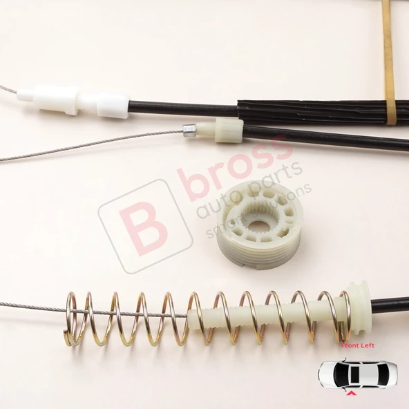 VW EOS 1F7 1F8 2006-2015 Coupe Convertible CC 1Q0837461 İçin Elektrikli Sol Cam Kriko Tamir Seti - Resim 5