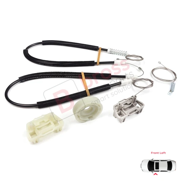 Ford Focus MK1 2000-2007 4/5 Kapı 6S4Z5423201BA İçin Elektrikli Ön Sol Kapı Cam Kriko Tamir Seti - Resim 5