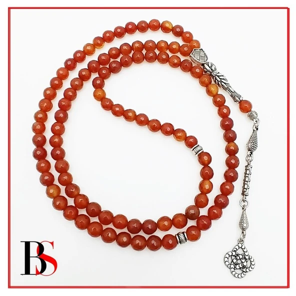 Akik Doğal Taş 99'lu Erkek Tesbih