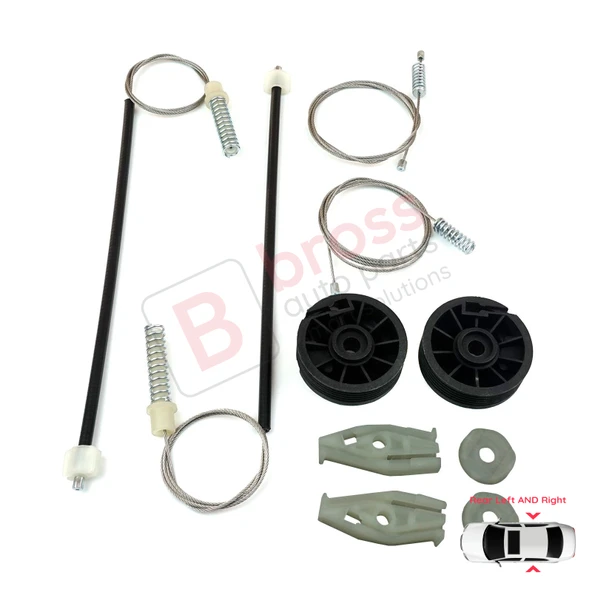 Peugeot 206 CC 2D 2000-2008 2-Kapı Coupe Cabrio 922457 922458 İçin Arka Sağ Sol Cam Kriko Tamir Seti