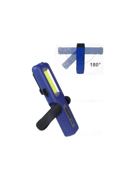 Arm Şarjlı LED Fener Mıknatıslı Lamba Powerbank 420 Lümen - 4