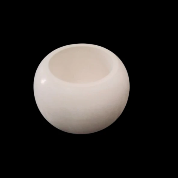 TAŞ TOZU HOBİ HARCI SERAMİK TOZU HEYKEL MUMLUK SAKSI YAPIMI ULTRA SERT MUKAVEMET İNCİ BEYAZI 2 KG - Resim 3