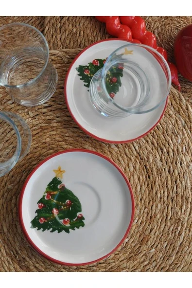 Çamağacı 2025 Yılbaşı 4 Kişilik Çay Seti