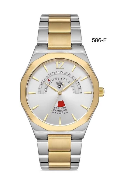 TI-586F TIGER ÇELİK ERKEK SAATİ - Resim 2