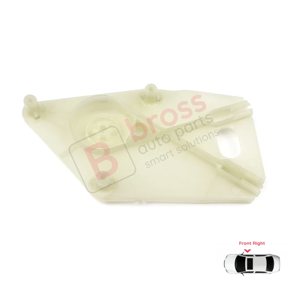 VW Polo Vento MK5 6R 6C 61 2009-2022 4/5 Kapı 6R4837462 İçin Ön Sağ Cam Kriko Motor Makara Kapağı ürün görseli 1