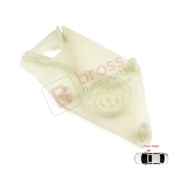 VW Polo Vento MK5 6R 6C 61 2009-2022 4/5 Kapı 6R4837462 İçin Ön Sağ Cam Kriko Motor Makara Kapağı - Resim 5