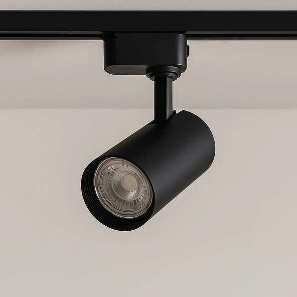 LampIST 30W Ray Spot Siyah Kasa 4000K Doğal Beyaz LED li Monofaze Uyumlu A+ Sınıfı - 2