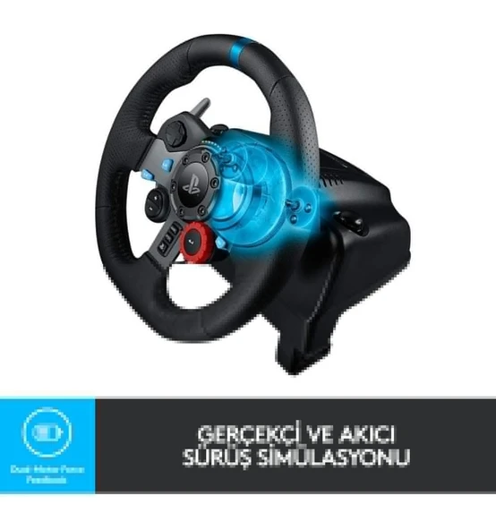 Logitech G29 Driving Force Yarış Direksiyonu 941-000112 - Resim 6