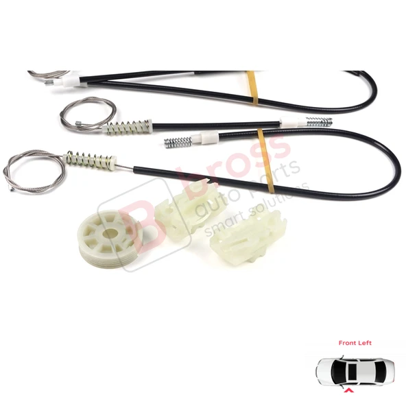 Land Rover Freelander MK1 L314 LN 1997-2006 3/5 Kapı LR006372 İçin Elektrikli Ön Sol Cam Kriko Seti - Resim 5