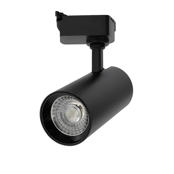 LampIST 30W Ray Spot Siyah Kasa 4000K Doğal Beyaz LED li Monofaze Uyumlu A+ Sınıfı