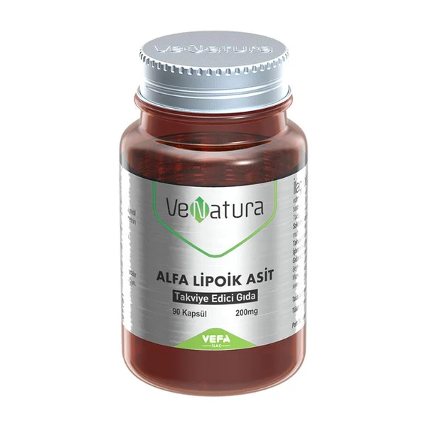 VeNatura Alfa Lipoik Asit Takviye Edici Gıda 90 Kapsül - 1