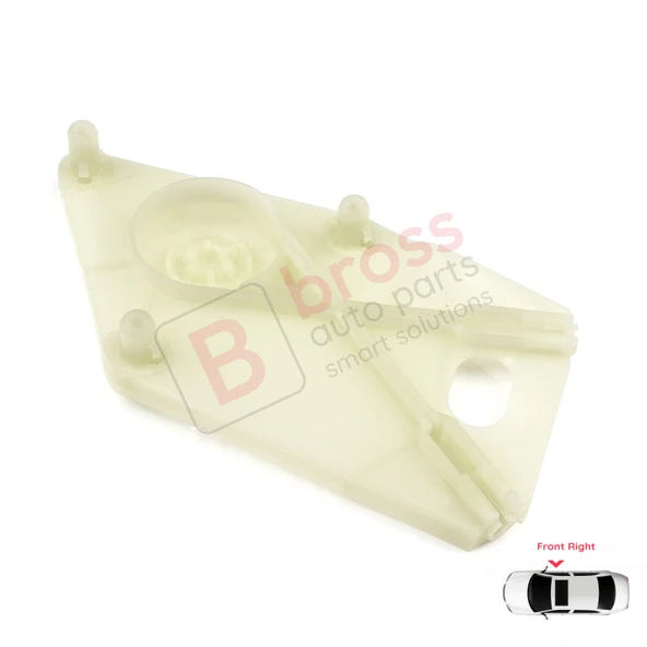 VW Polo Vento MK5 6R 6C 61 2009-2022 4/5 Kapı 6R4837462 İçin Ön Sağ Cam Kriko Motor Makara Kapağı - Resim 3