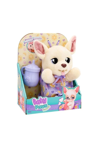 GIOCHI PREZIOSI BAW03100 Baby Paws Yummy Chihuahua 18 cm Peluş