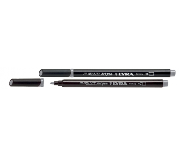 Lyra Hi̇-quali̇ty Art Pen Çi̇zi̇m Ve Boyama Kalemi̇ Metali̇k Gri̇ L6750251