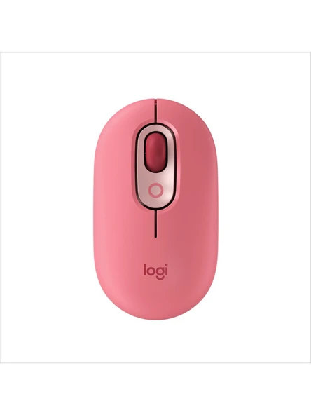 Logitech POP Emoji 910-006548 Pembe Sessiz Optik Kablosuz Mouse