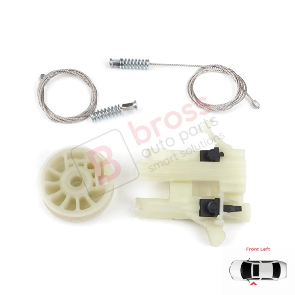 Fiat 500 2007-On 2/3 Kapı Hatchback Cabrio 68070267AD İçin Elektrikli Ön Sol Cam Kriko Tamir Seti