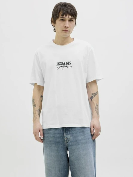 Jack Jones Almerıa Brandıng Regular Fit Erkek Tişört 12276784
