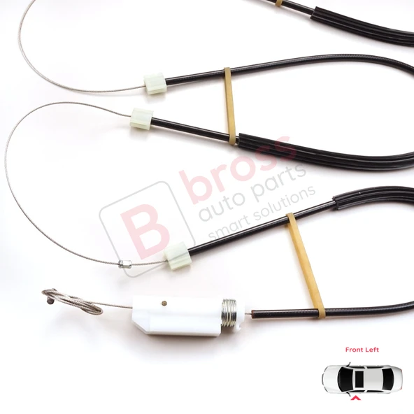 Audi TT TTS TTRS 8S FV 2014-2024 2-Kapı 8S0837461 İçin Elektrikli Sol Cam Kriko Tamir Seti - Resim 4