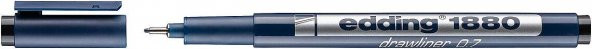 Edding 1880 Tekni̇k Çi̇zi̇m Kalemi̇ 0.7mm Si̇yah - 2