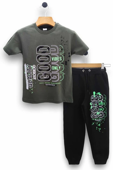 Erkek Çocuk Tişört & Eşofman Altı Takımı - Konforlu ve Şık Tasarım - 7