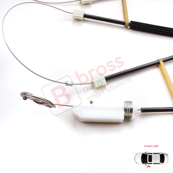 Audi TT TTS TTRS 8S FV 2014-2024 2-Kapı 8S0837461 İçin Elektrikli Sol Cam Kriko Tamir Seti - Resim 5