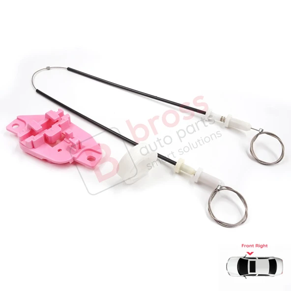 Hyundai Starex H-1 Grand MK2 TQ 2007–2024 824044H010 İçin Elektrikli Ön Sağ Cam Kriko Tamir Seti - Resim 5