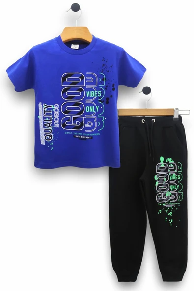 Erkek Çocuk Tişört & Eşofman Altı Takımı - Konforlu ve Şık Tasarım - 2