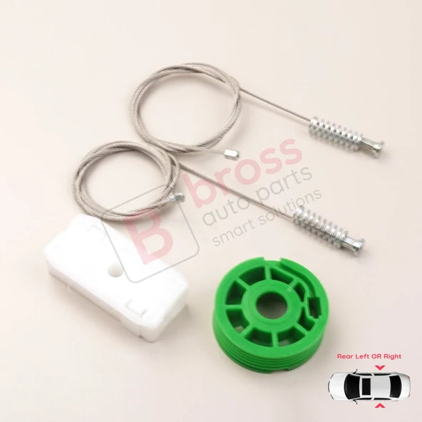 Mercedes CLK C208 A208 1997-2003 CLK55 AMG CLK320 CLK430 İçin Elektrikli Arka Cam Kriko Tamir Seti - Resim 5