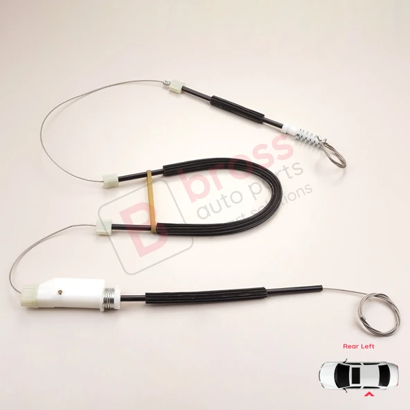 Audi A7 C7 S7 RS7 MK1 4G 4GA 4GF 2010-2018 4G8839461 İçin Elektrikli Arka Sol Cam Kriko Tamir Seti ürün görseli 1