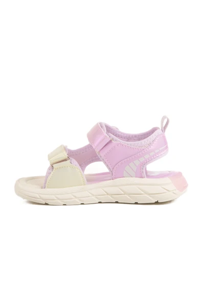 Pepino Lila Cırtlı Işıklı Kız Çocuk Düz Sandalet - 2
