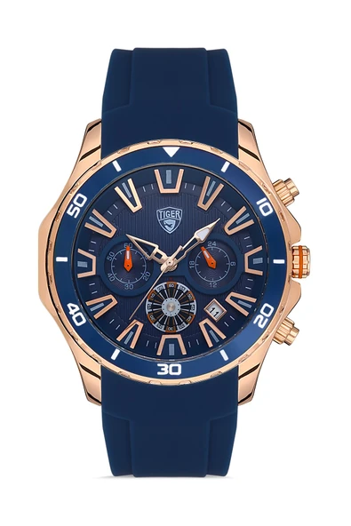 TI-605E TIGER ÇELİK ERKEK SAATİ - Resim 2