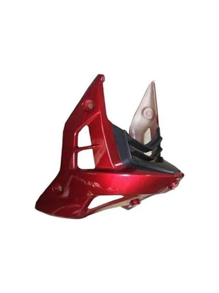 Algaride Motorsiklet Cg yeni nesil Alt Sakal Kırmızı Motor Alt Rüzgarlık  Kırmızı - 3