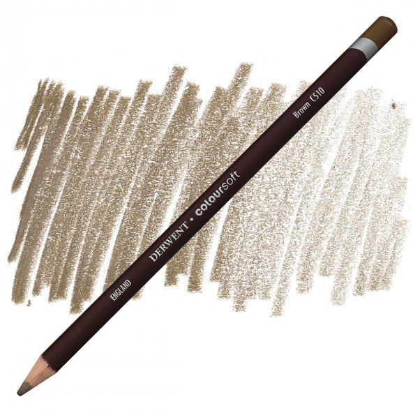 Derwent Coloursoft Brown C510
