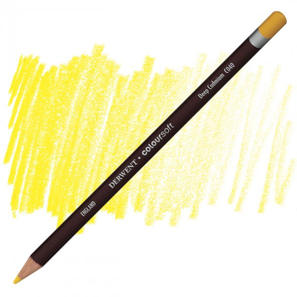 Derwent Coloursoft Deep Cadmi̇um Yellow C040