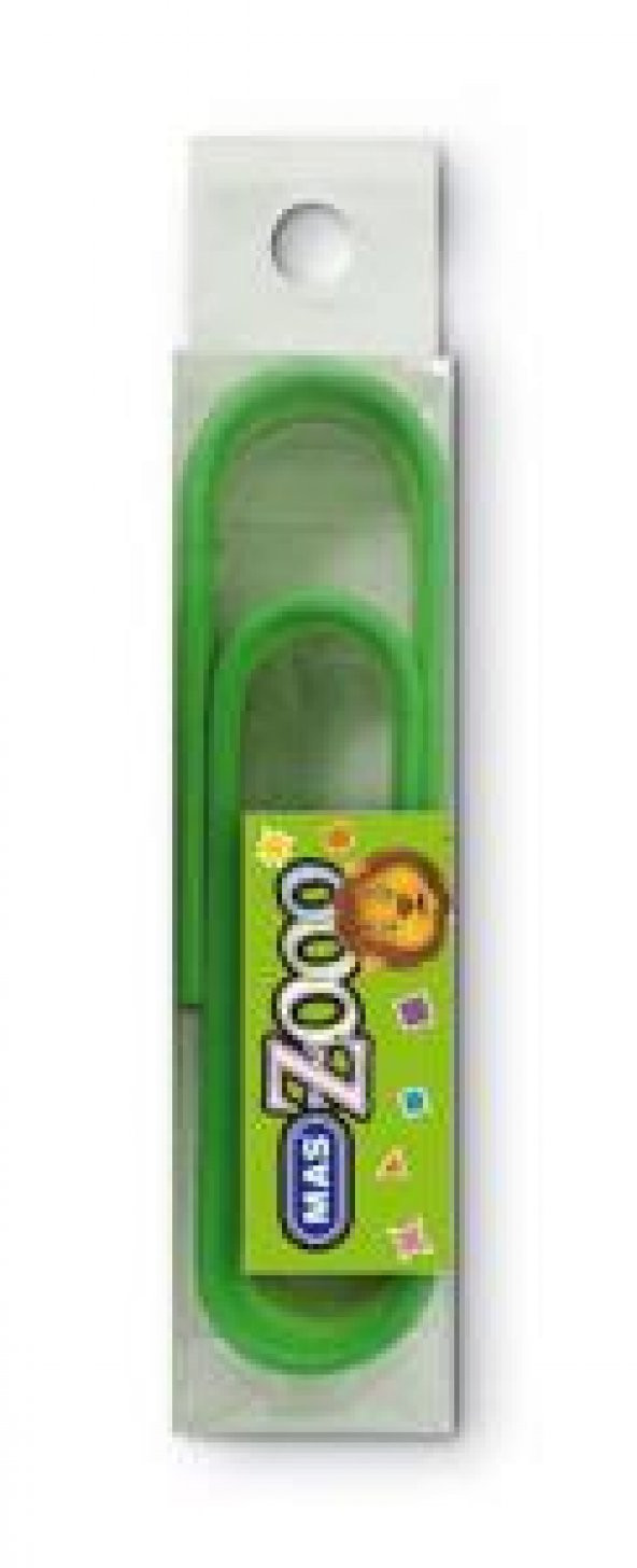 Mas Zooo - Asetatta Plastik Kaplı Ataş - No:10 - Yeşil