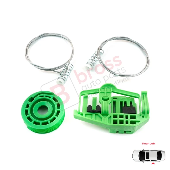 BMW 3 Serisi E90 E91 2004-2012 4/5 Kapı 51357140589 İçin Elektrikli Arka Sol Cam Kriko Tamir Seti - Resim 4